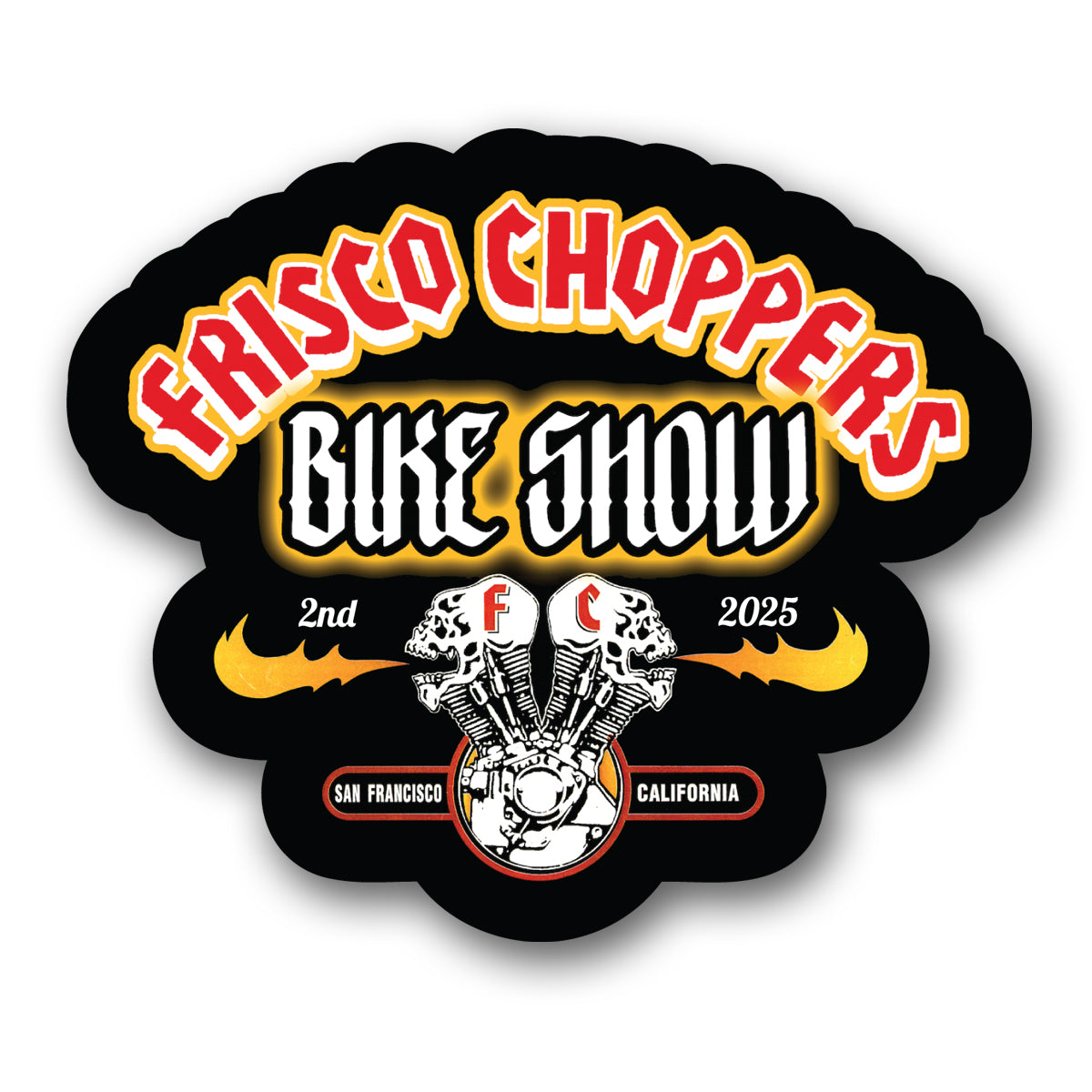 2025 Frisco Choppers Bike Show Sticker